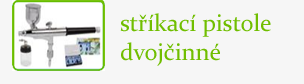 airbrush strikaci pistole dvojcinne