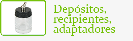 Depósitos, recipientes, adaptadores